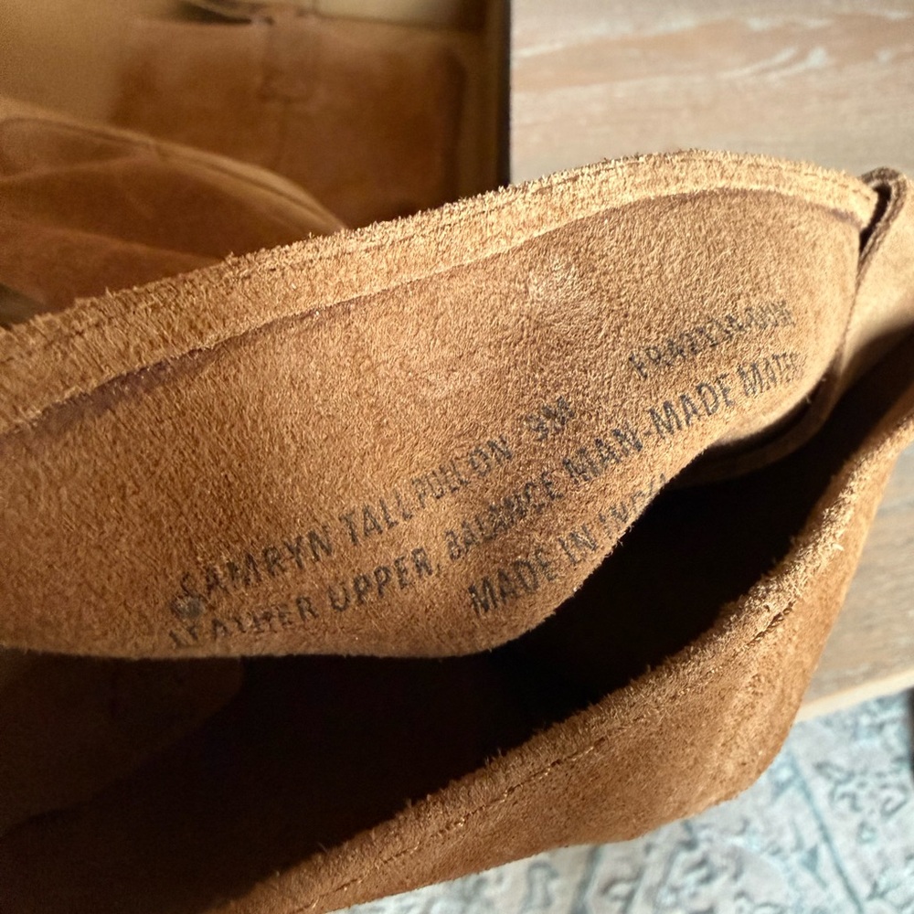 NWT Frye Women's Brown Suede Camryn Dune Boots - Picture 8 of 11